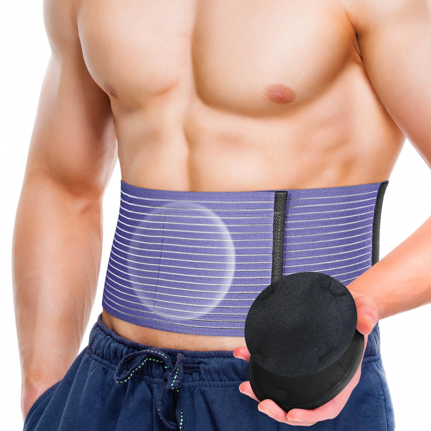 lucky-sox-umbilical-hernia-belt-for-men-and-women-abdominal-support-binder-for-belly-button-hernia-support-relieve-pain-for-incisional-femoral-hiatal-inguinal-hernia-surgery-prevention